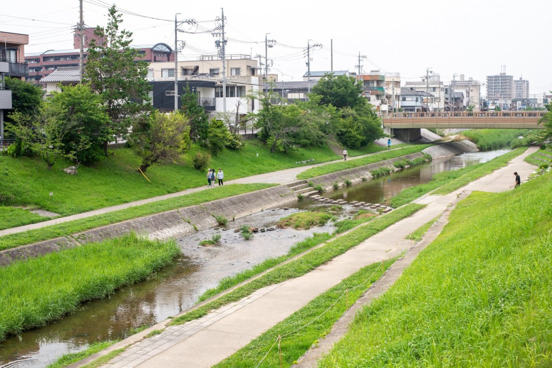 伊賀川の日常風景
