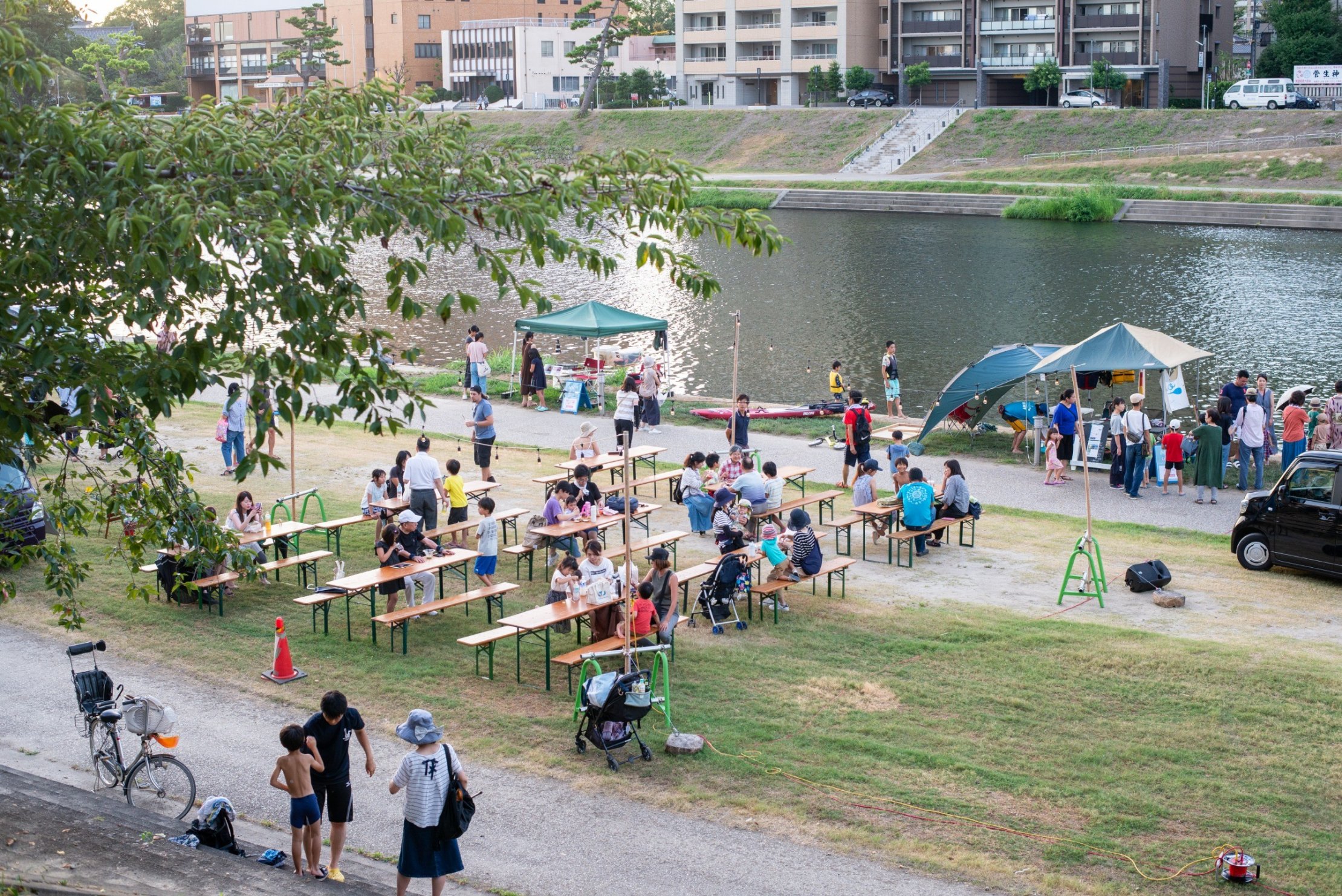 川あそびの会場風景